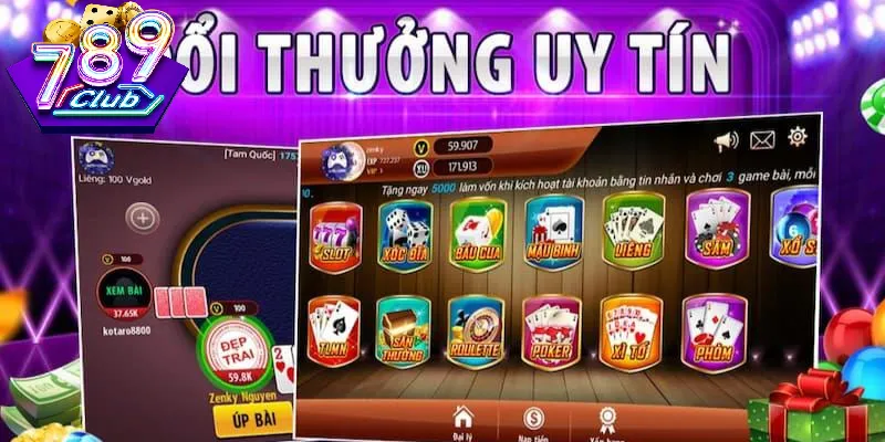 Game đánh bài đổi thưởng rút tiền mặt 789Club – Trải Nghiệm Đa Dạng